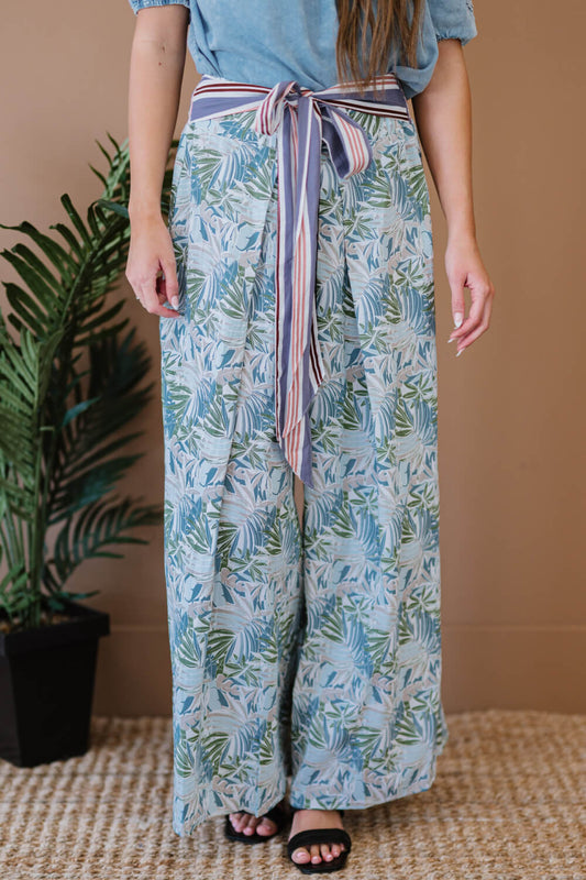 Davi & Dani Island Retreat Full Size Run Palazzo Pants