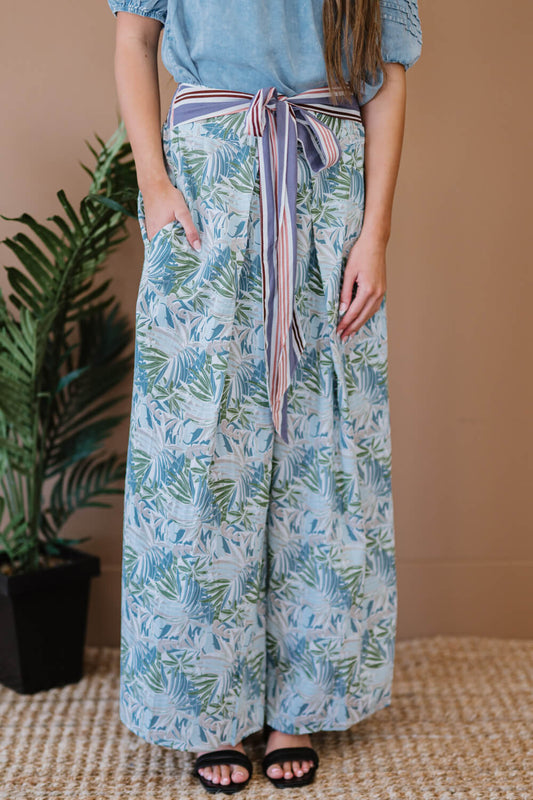 Davi & Dani Island Retreat Full Size Run Palazzo Pants