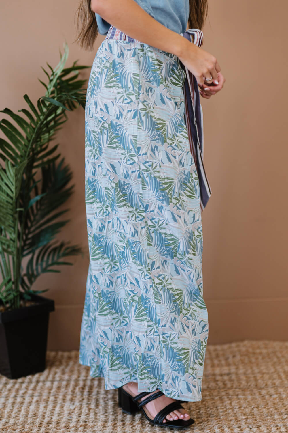 Davi & Dani Island Retreat Full Size Run Palazzo Pants