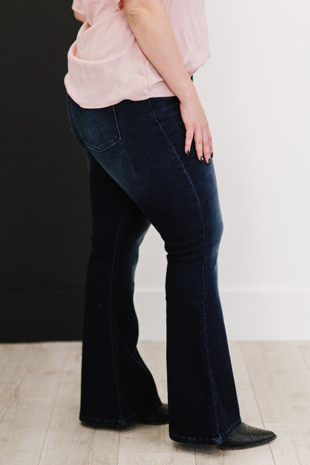 Kancan Denim Obsession Full Size Run Flare Jeans