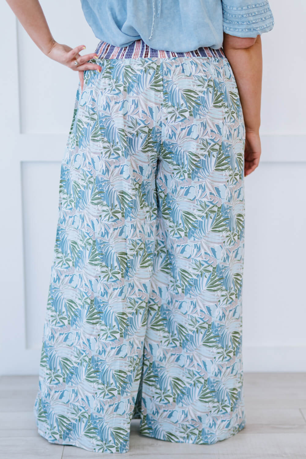 Davi & Dani Island Retreat Full Size Run Palazzo Pants