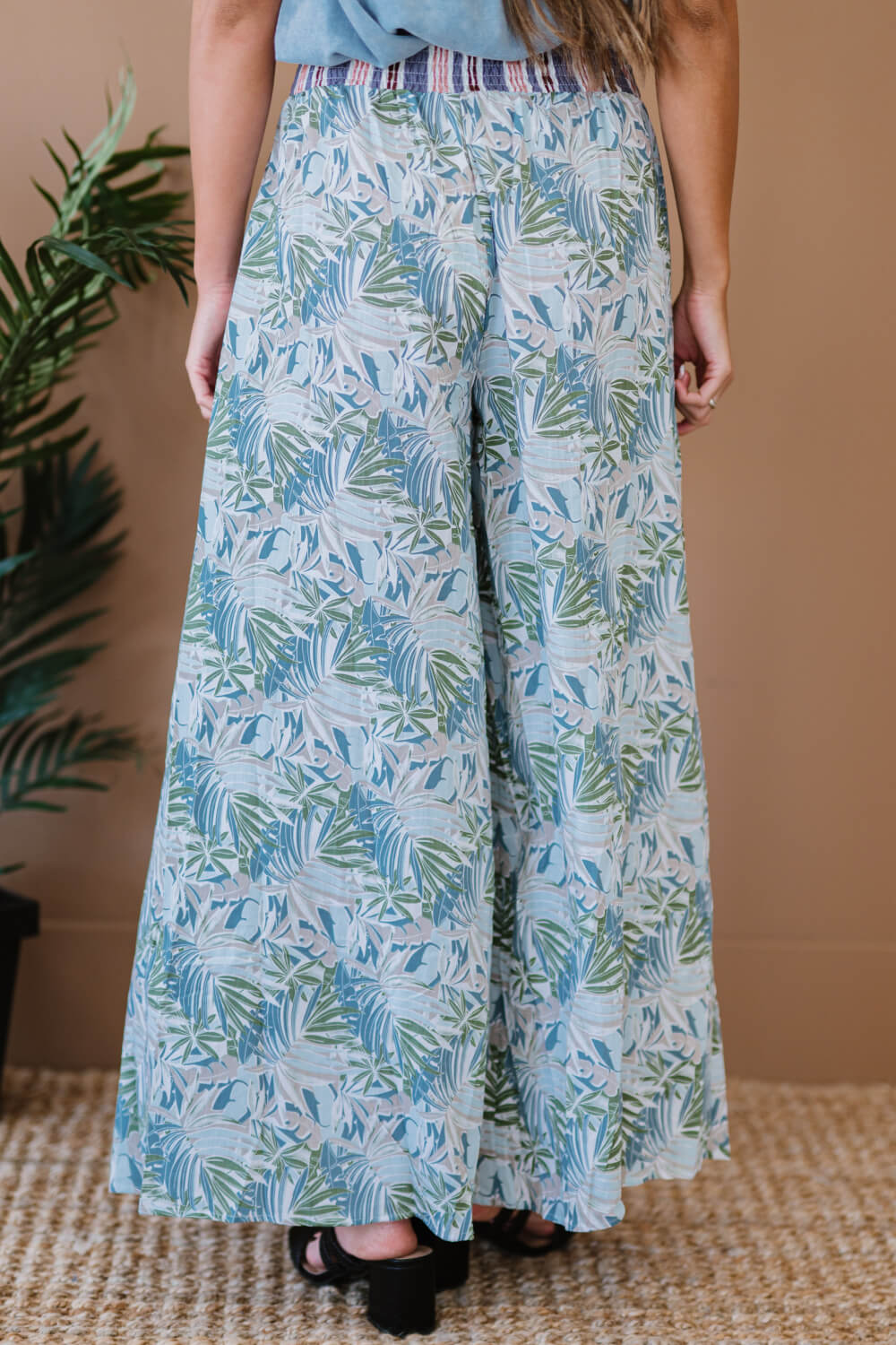 Davi & Dani Island Retreat Full Size Run Palazzo Pants